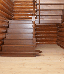 Лестница в деревянном доме индивидуальный заказ в Ижевске