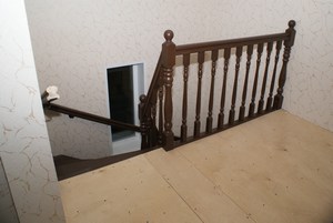 Лестница деревянная вид сверху фото