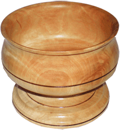 Деревянная ваза из капа