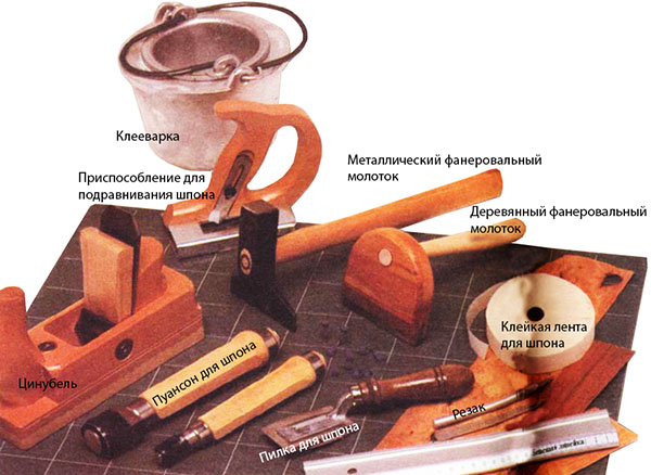 Инструмент для фанеровки - для укладки шпона
