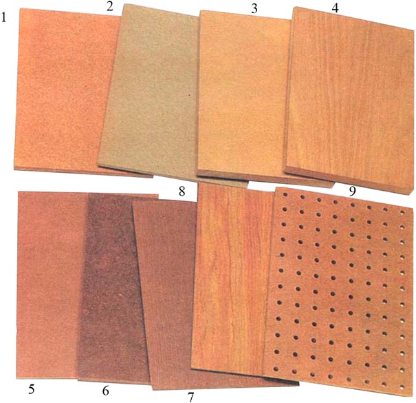 Средние и твердые древесноволокнистые плиты