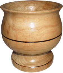 Деревянная ваза из вяза