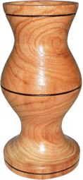 Деревянная вазочка из яблони