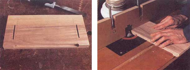 Делаем паз в древесине