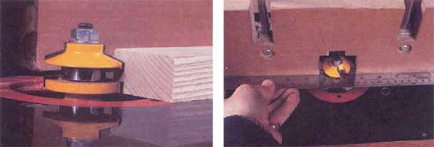 Отпилите торцы поперечин фрезером